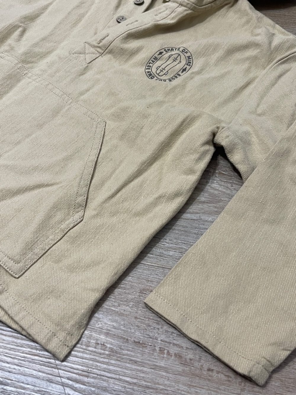 Rylee + Cru Beige Hooded Pullover Sweatshirt - Picture 4 of 6